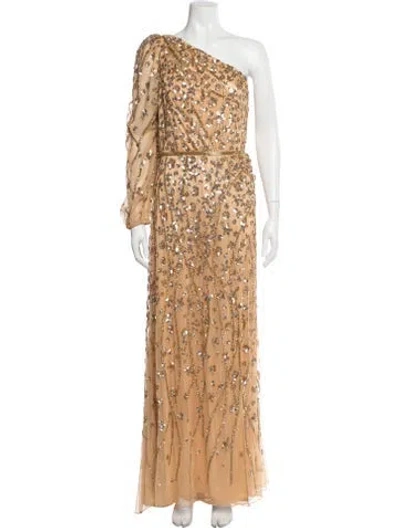 Pre-owned Mac Duggal Printed Long Dress W/ Tags In Multicolor
