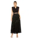 Mac Duggal R5702 Formal Tea Length Skirt Only In Black