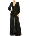Mac Duggal Bow Detail Wide Leg Jumpsuit