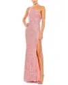 Mac Duggal One Shoulder Sequin Gown