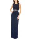Mac Duggal Sleeveless Sequin Column Gown