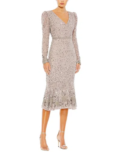 Mac Duggal Sheath Dress In Pink