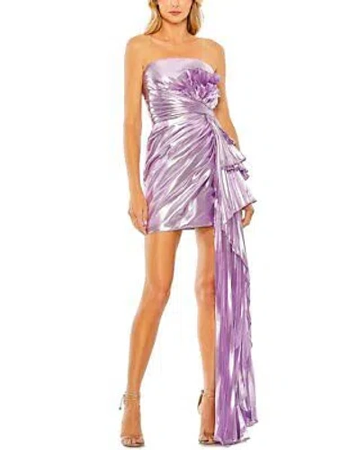 Pre-owned Mac Duggal Sheath Dress Women's In Purple