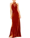 Mac Duggal Sleeveless Gown In White