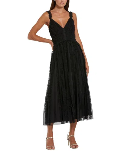 Mac Duggal Sleeveless Ruffle Tiered Dress