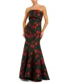 Mac Duggal 27679 Floral Long Mermaid Formal Evening Gown In Multi