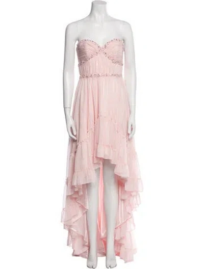 Pre-owned Mac Duggal Strapless Long Dress