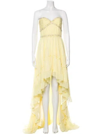 Pre-owned Mac Duggal Strapless Long Dress