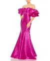 Mac Duggal Sweetheart Off The Shoulder Puff Sleeve Gown In Fuchsia