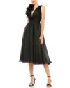 Mac Duggal Sleeveless Tea Length Dress