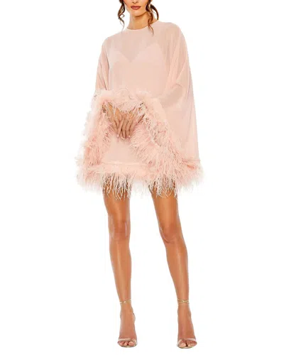 Mac Duggal Trapeze Dress In Pink