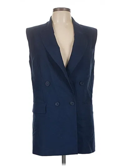 Pre-owned Mac Duggal Vest In Blue
