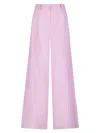 Mac Duggal Women's Classic Crepe Wide-leg Trousers In Orchid