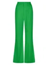 Mac Duggal Women's Crepe Flared Trousers In Spring Green