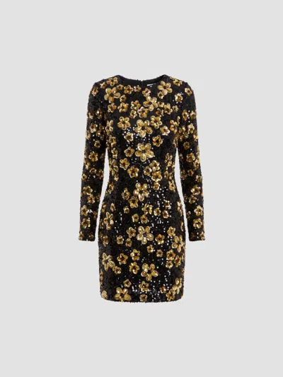 Mac Duggal Women's Floral Sequined Sheath Mini Dress In Multi