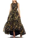 Mac Duggal Brocade High-low Gown In Multi
