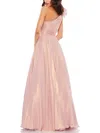Mac Duggal Womens Organza Iridescent Evening Dress In Pink