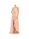 Mac Duggal Embellished One Shoulder Asymmetrical Gown In Multi