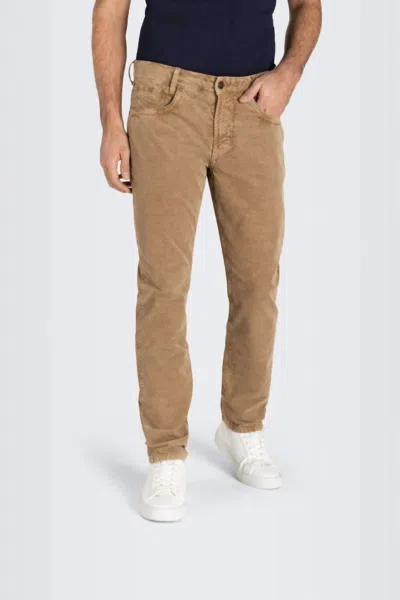 Mac Jeans Arne Pipe Corduroys In Deep Brown In Multi