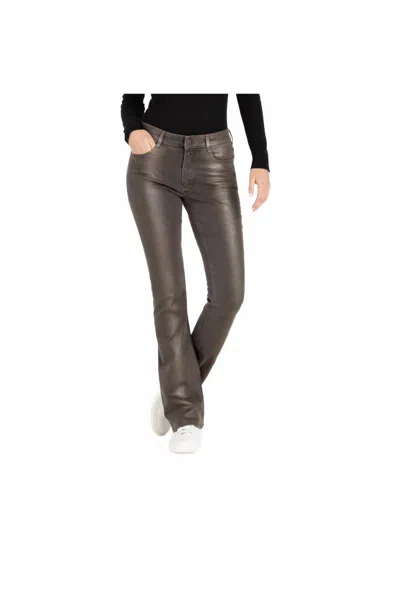Mac Jeans Women's Dream Boot Metallic Jean In Brown
