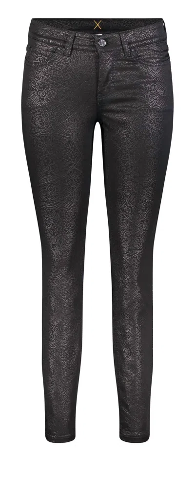 Mac Jeans Women's Skinny Chain Jean In Black