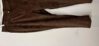 Mac Jeans Women's Textured Straight Pant In Bark In Brown