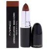 Mac Ladies Lustreglass Lipstick 0.1 oz 554 Cant Dull My Shine Makeup 773602609857 In Brown