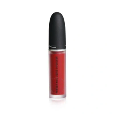 Mac Ladies Powder Kiss Liquid Lipcolour 0.17 oz # Rhythm 'n' Roses Makeup 773602626779 In White