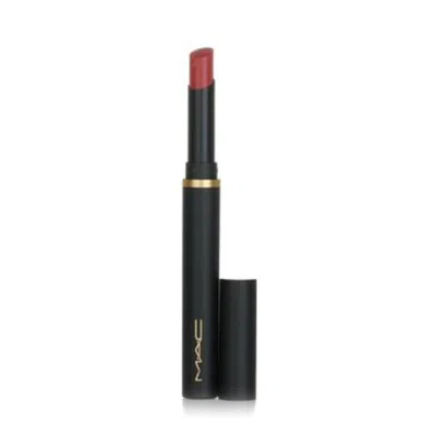 Mac Ladies Powder Kiss Velvet Blur Slim Lipstick 0.07 oz # 899 Brickthrough Makeup 773602672462 In Red