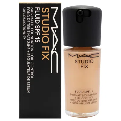 Mac Ladies Studio Fix Fluid Spf 15 24hr Matte Foundation Plus 1.0 oz Nc35 Light To Mediun Beige With