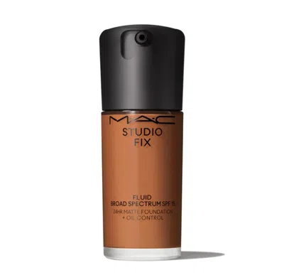 Mac Ladies Studio Fix Fluid Spf15 24hr Matte Foundation +oil Control Liquid 1 oz Nw43 Makeup 7736026