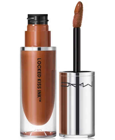 Mac Locked Kiss Ink Lipstick In Posh (deep Nude)