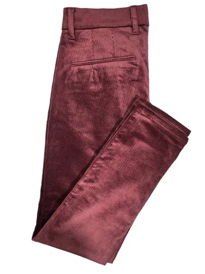 Mac Men Lennox Corduroy Pant In Bordeaux In Red