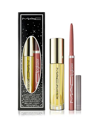 Mac 2-piece Plumping Powerhouses Lip Combo Set In Multi