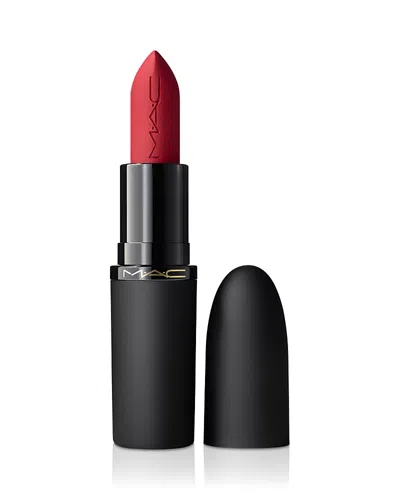 Mac Powder Kiss Hazy Matte Lipstick In Red