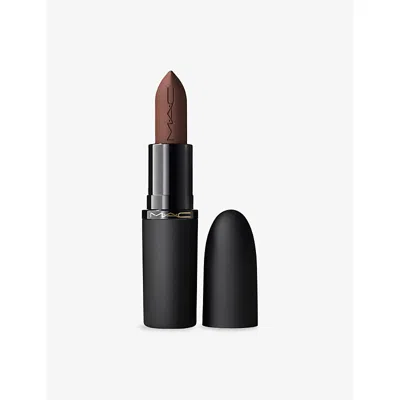 Mac Ac Chestnut Powder Kiss Lipstick 3g In Brown