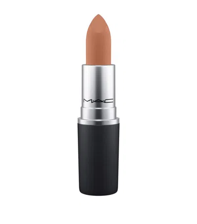 Mac Powder Kiss Lipstick In Brown