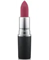 Mac Powder Kiss Lipstick In Burning Love (deepened Red Wine)