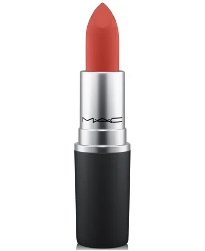 Mac Powder Kiss Lipstick In Devoted To Chili (warm Brick Red)