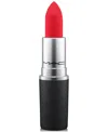 Mac Powder Kiss Lipstick In Lasting Passion (clean Bright Red)