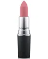 Mac Powder Kiss Lipstick In Sultriness (baby Blue Pink)