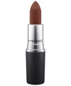 Mac Powder Kiss Lipstick In Turn To The Left (intense Brown)