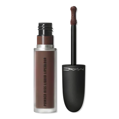 Mac Powder Kiss Liquid Lipcolor Longwear Lipstick - Chestnut In Brown