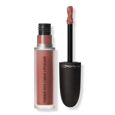 Mac Powder Kiss Liquid Lipcolor Longwear Lipstick - Over The Taupe