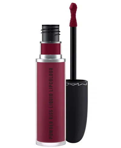 Mac Powder Kiss Liquid Lipcolour In Burning Love (berry)