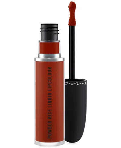 Mac Powder Kiss Liquid Lipcolour In Marrakesh-mere (intense Orange Brown)