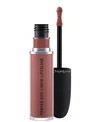 Mac Powder Kiss Liquid Lipcolour In Over The Taupe (midtone Dirty Nude)