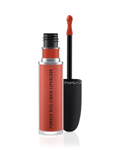 Mac Powder Kiss Liquid Lipcolour In Orange