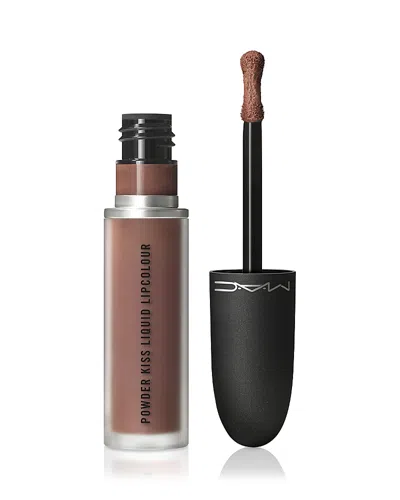Mac Powder Kiss Liquid Lipcolour In Brown