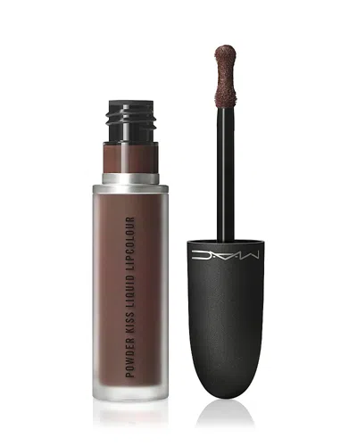 Mac Powder Kiss Liquid Lipcolour In Chestnut